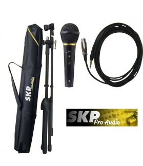 Set Skp pro M1 Micrófono/Soporte/Cable 5 Metros Y Funda