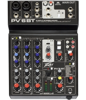 Consola mixer Peavey PV6 BT