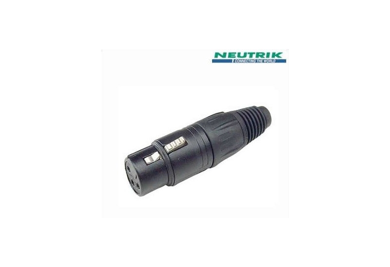 Conector Neutrik XLR a cable NC 3 FX-B